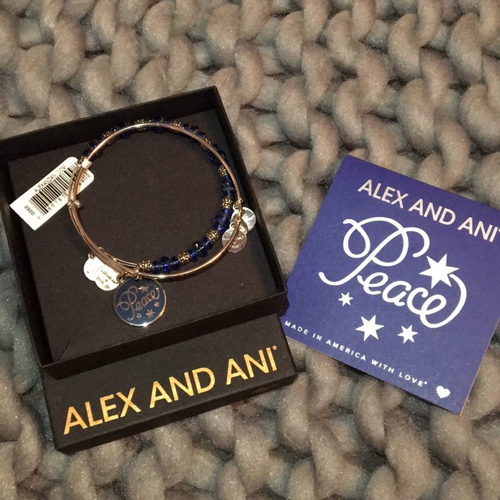 Alex and Ani PEACE 2 piece bracelet -NIB